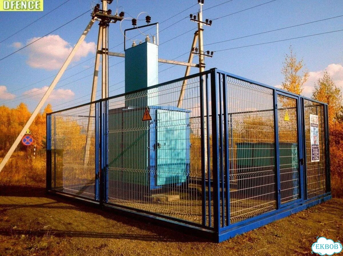 Забор 3D сетка комплект фото 3