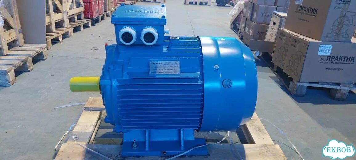 Электродвигатель аир 250S2 75кВт 3000об новый фото 1