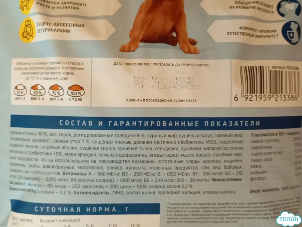 Полнорационный сухой корм для щенков фото 3