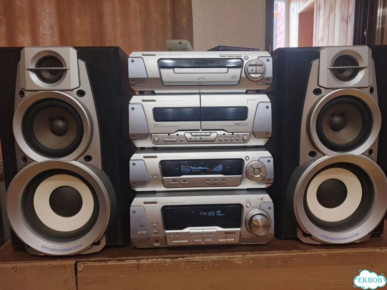 Музыкальный центр Technics SC-EH570 с пультом фото 3