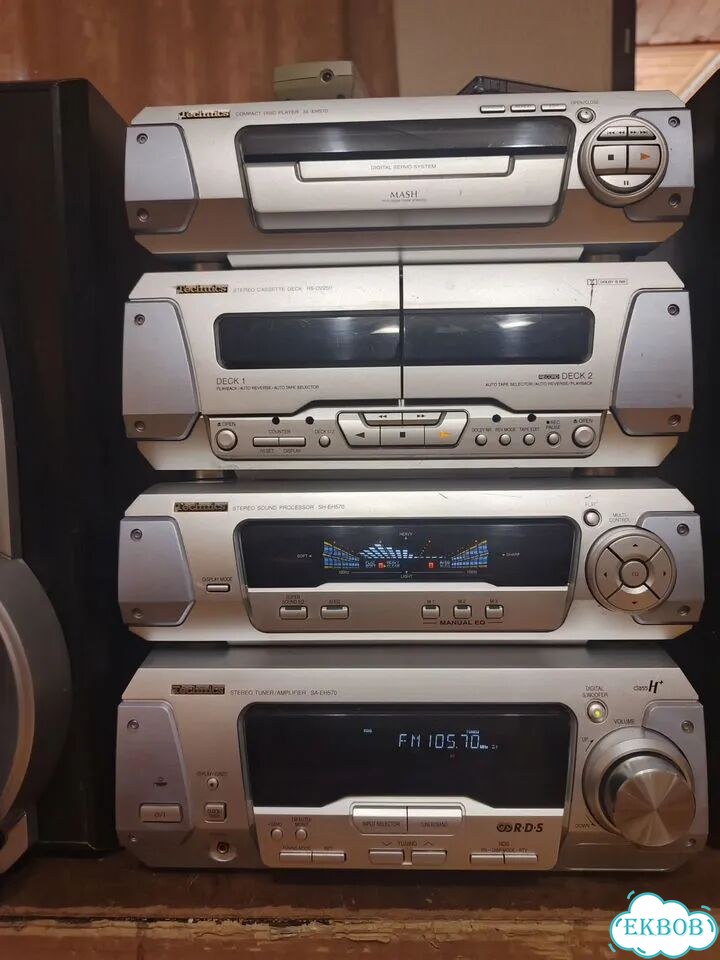 Музыкальный центр Technics SC-EH570 с пультом фото 4