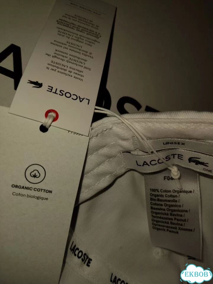 Бейсболка lacoste 100% Organic cotton Original new фото 7