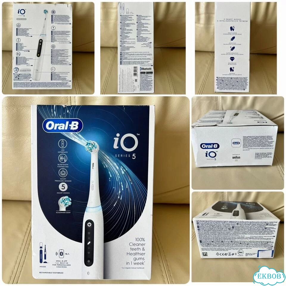 Зубная щетка Oral-B iO 5 White оригинал новая фото 3