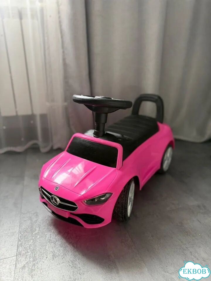 Машинка толокар розовый mercedes фото 1
