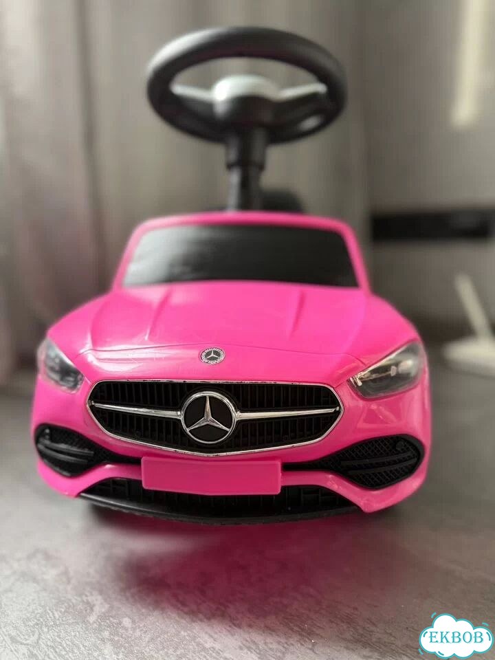 Машинка толокар розовый mercedes фото 3
