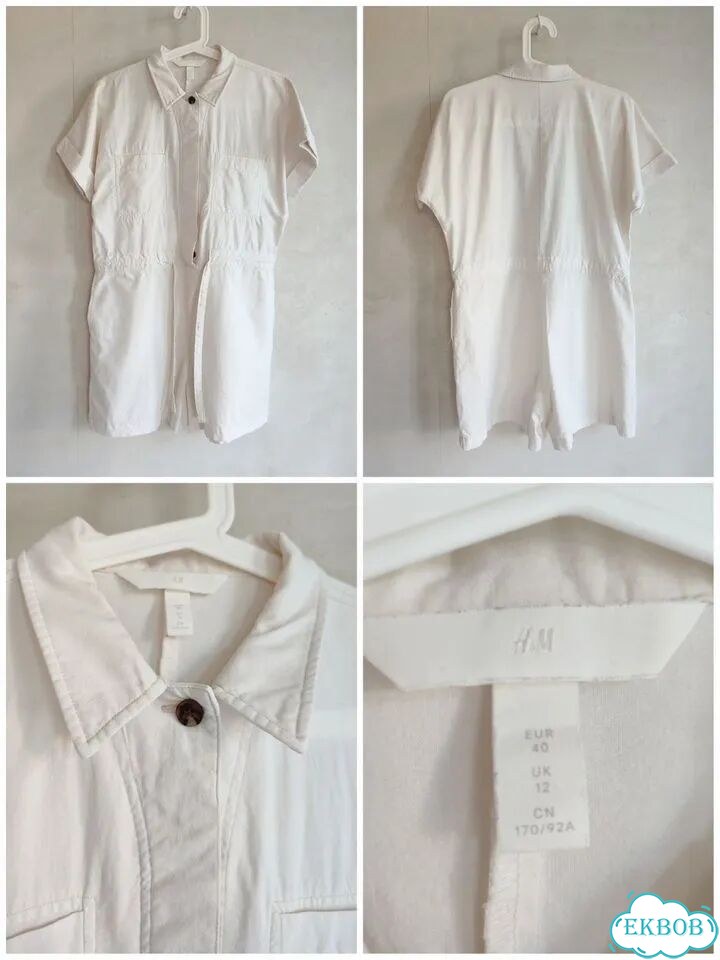 Белый комбинезон H&M фото 7