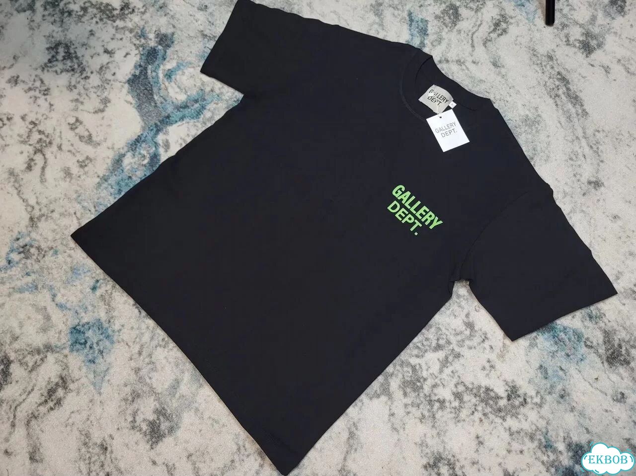 Футболка Gallery Dept Green Logo в наличии фото 6