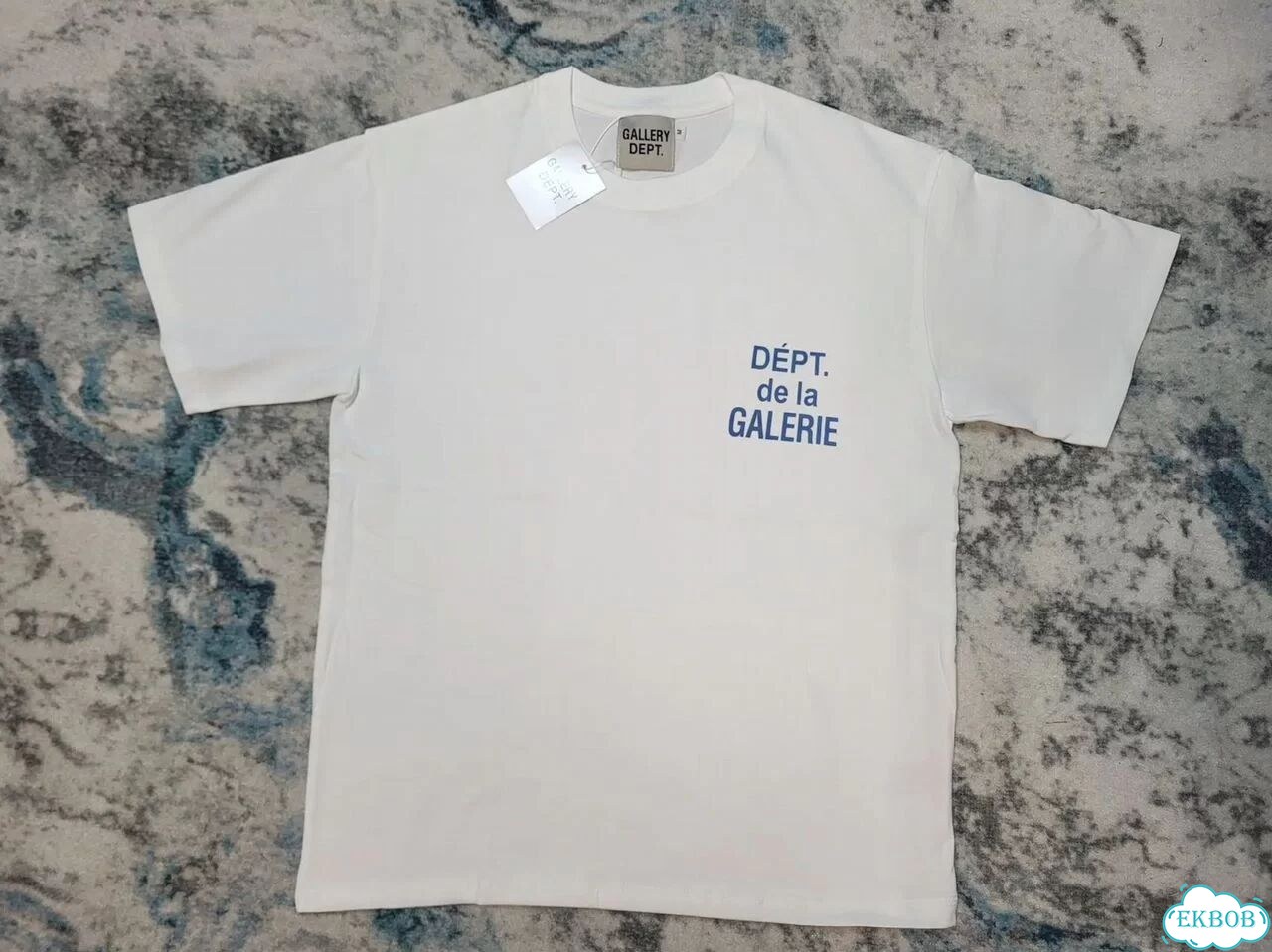 Футболка Gallery Dept Blue Logo фото 6