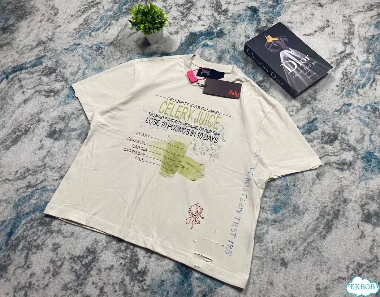 Футболка Paly Hollywood Celery Juice oversize фото 2