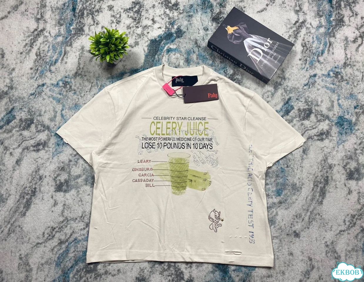 Футболка Paly Hollywood Celery Juice oversize фото 3