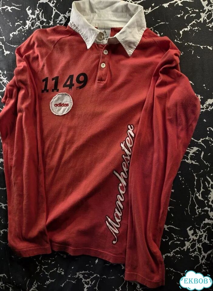 Винтажный лонгслив Adidas Manchester United. Ориг фото 2