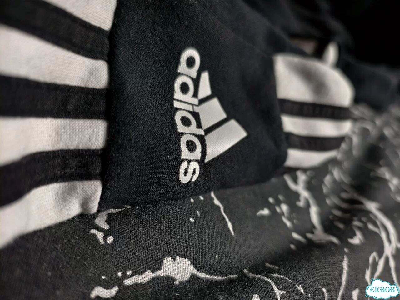 Хлопковое худи Adidas. Оригинал фото 2