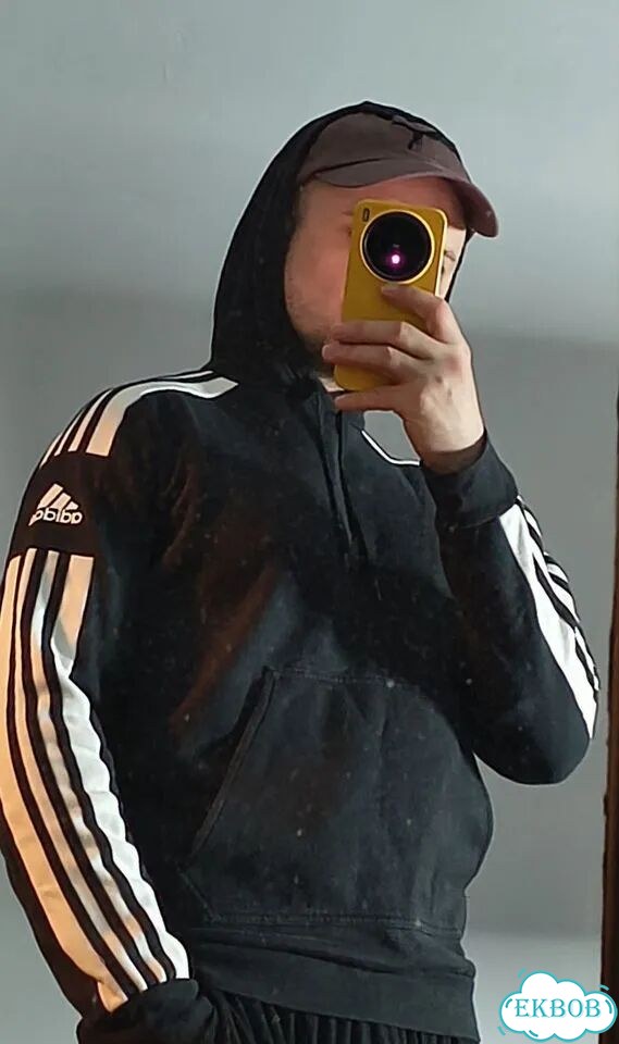 Хлопковое худи Adidas. Оригинал фото 6