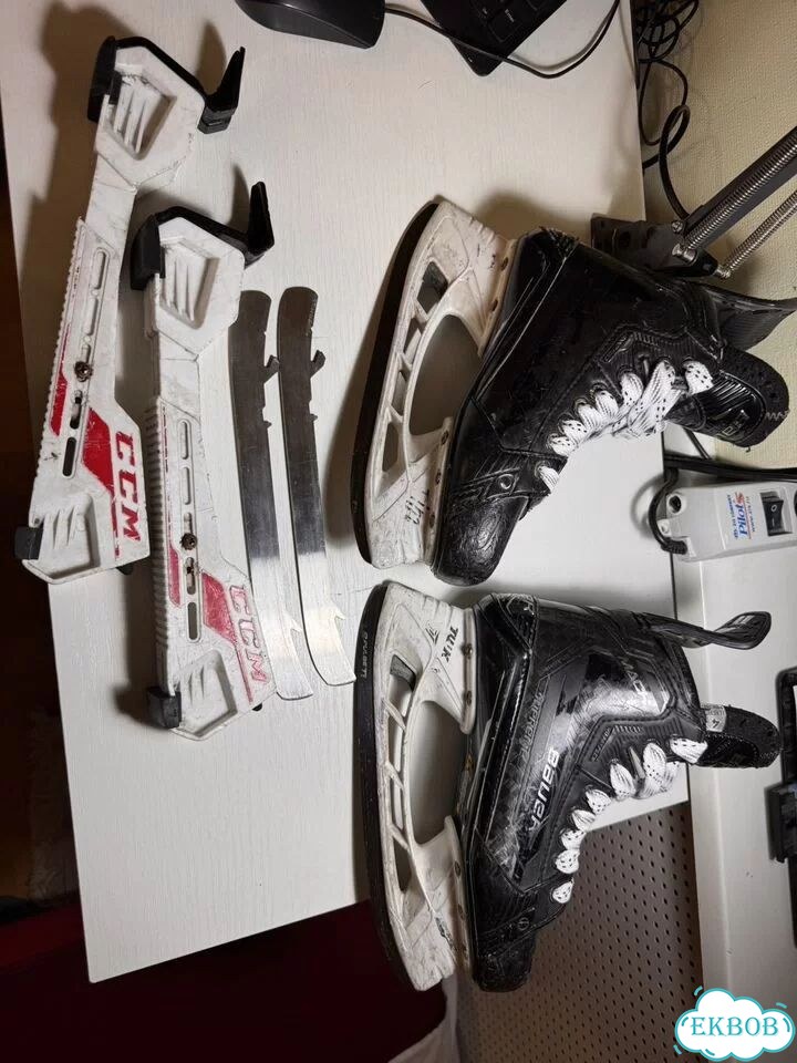 Профессиональные Хоккейные коньки Bauer mach фото 6