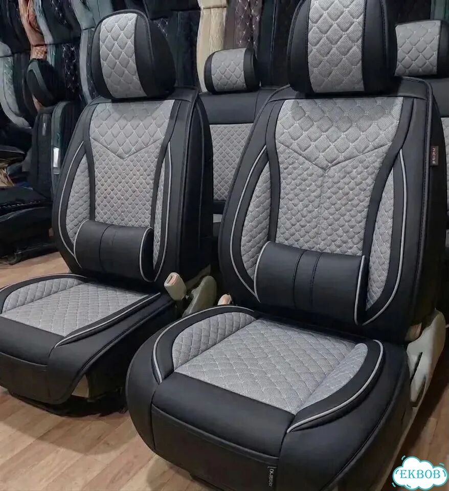 Авточехлы на весь салон из льна фото 1