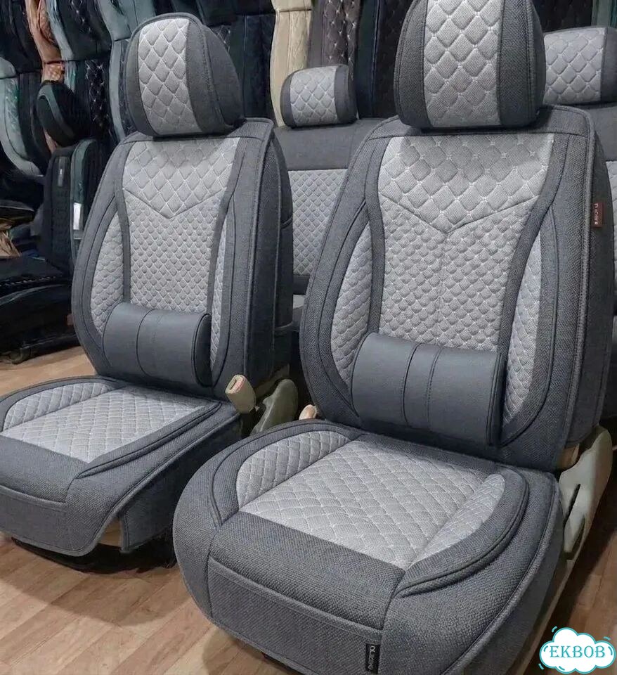 Авточехлы на весь салон из льна фото 2