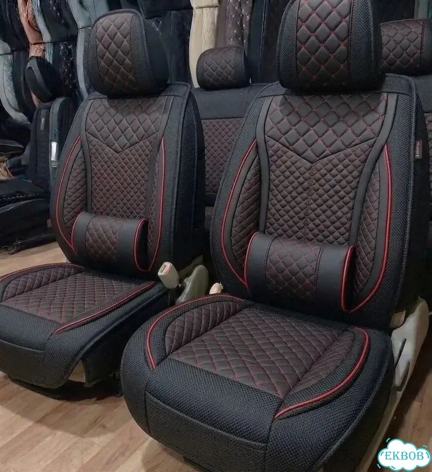 Авточехлы на весь салон из льна фото 3
