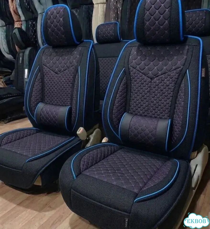 Авточехлы на весь салон из льна фото 4