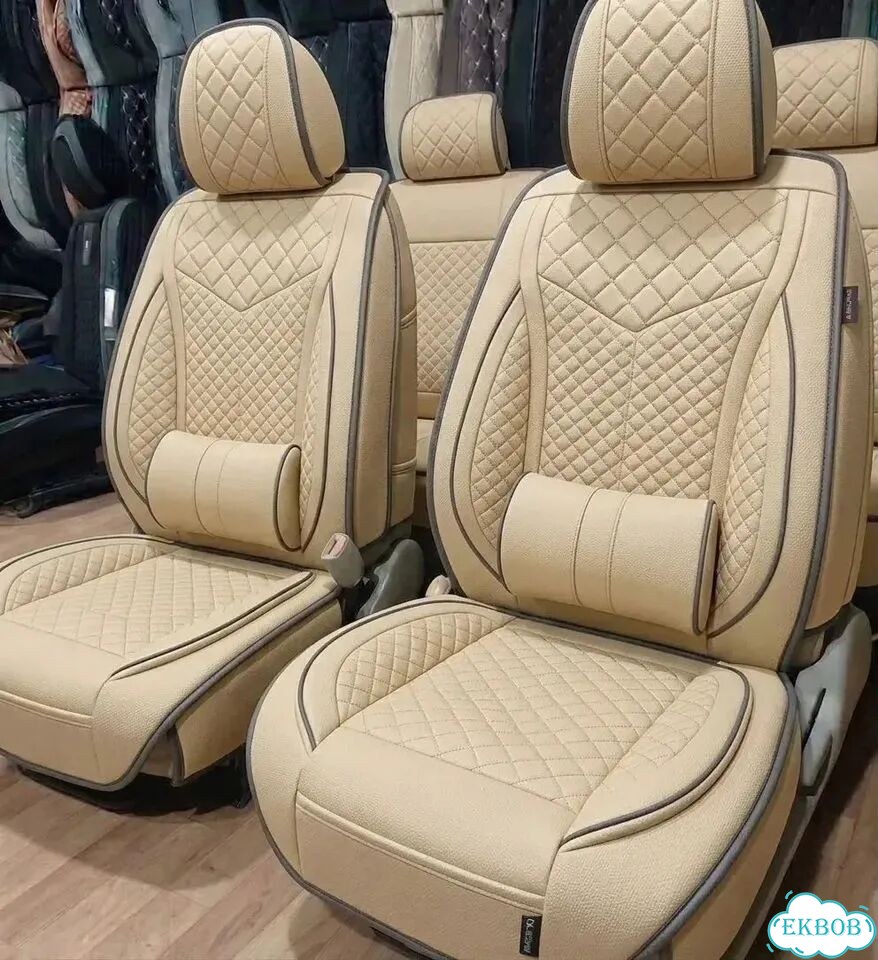 Авточехлы на весь салон из льна фото 6