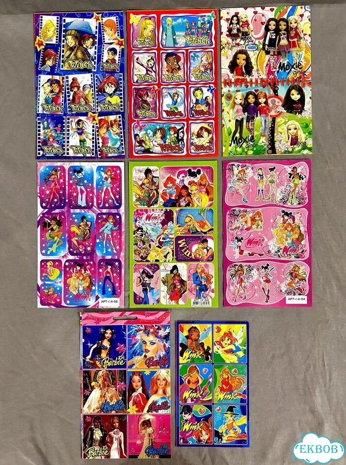 Наклейки winx bratz набор фото 3