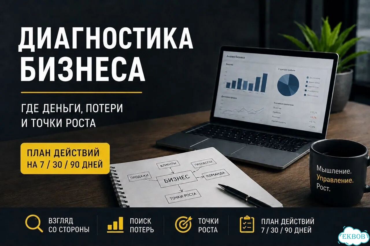 Диагностика бизнеса: где деньги, потери и рост фото 1