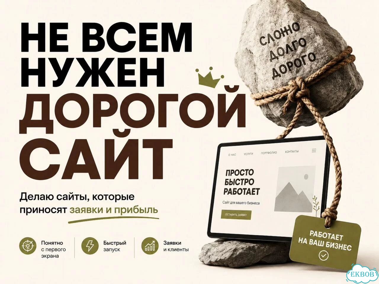 Сайт для бизнеса без дыр в бюджете фото 1