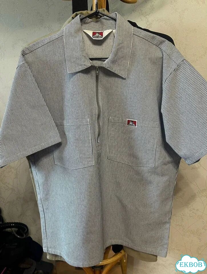 Рабочая рубашка Ben Davis 1/2 Zip Hickory фото 1
