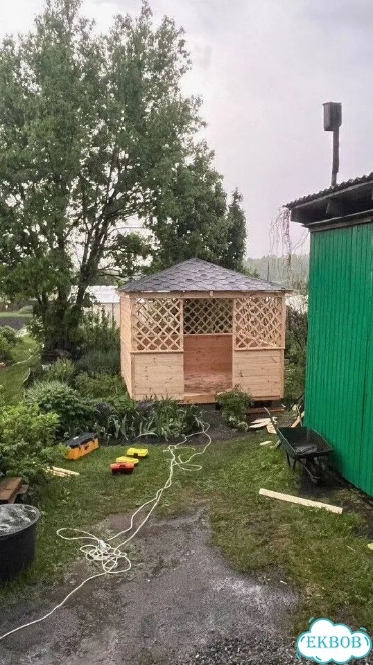 Беседка домик фото 3