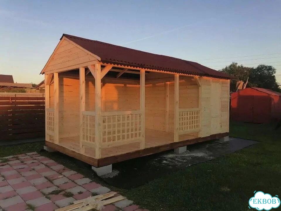 Изготовление беседок из дерева фото 1