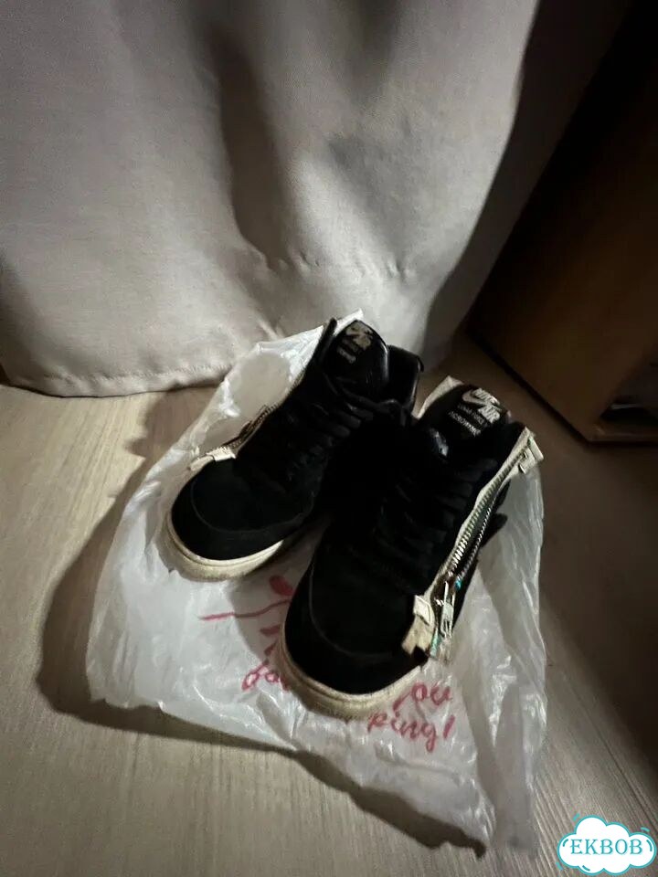 Nike air force 1 lunar acronym black white фото 4