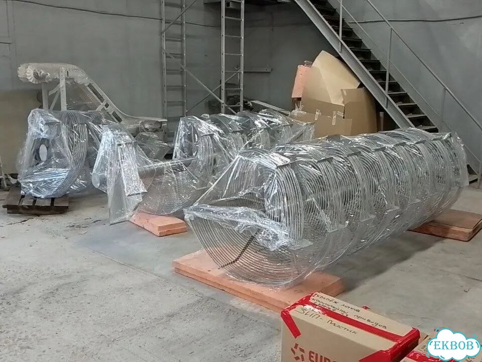 Гравитационный спуск для хлеба. Спиральный спуск фото 2