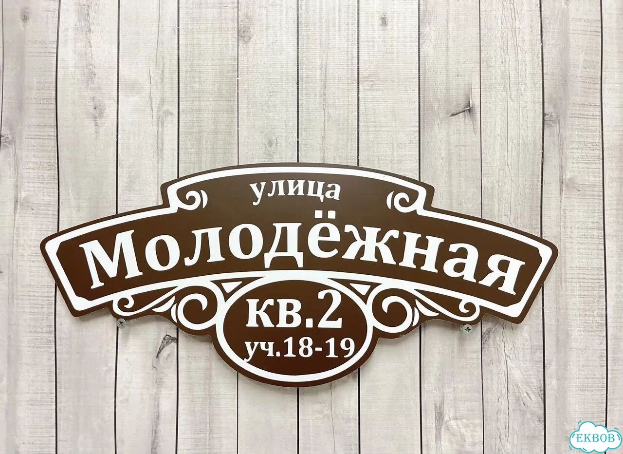 Домовая табличка от производителя фото 3