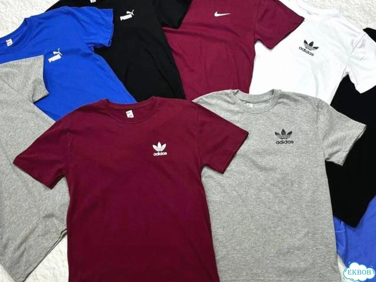 Футболка Adidas хлопок фото 2