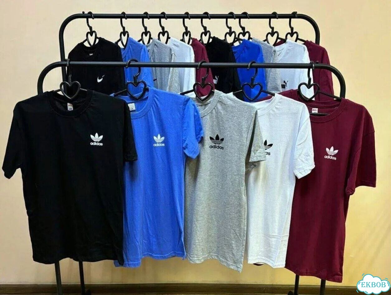 Футболка Adidas хлопок фото 2
