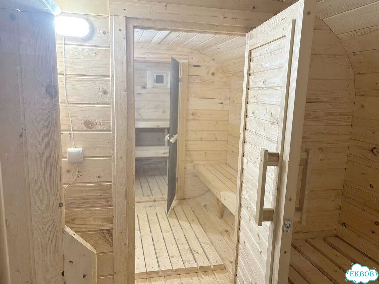 Баня бочка квадро фото 5