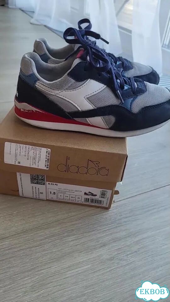 Кроссовки для спорта diadora 32.5 размер фото 1