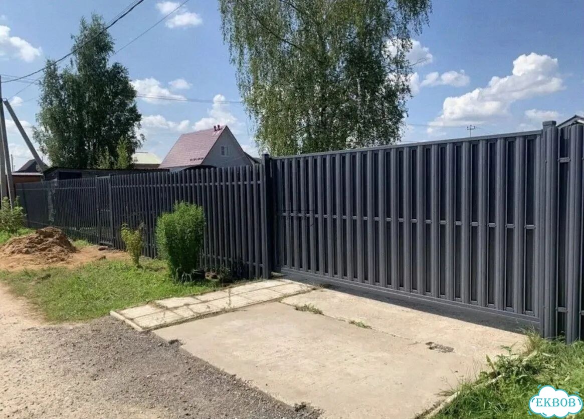 Металлический штакетник фото 10