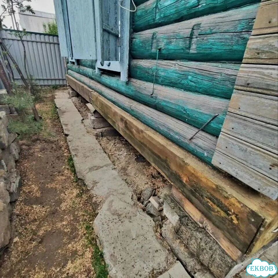 Замена венцов / Замена лаг / Подъем домов фото 10