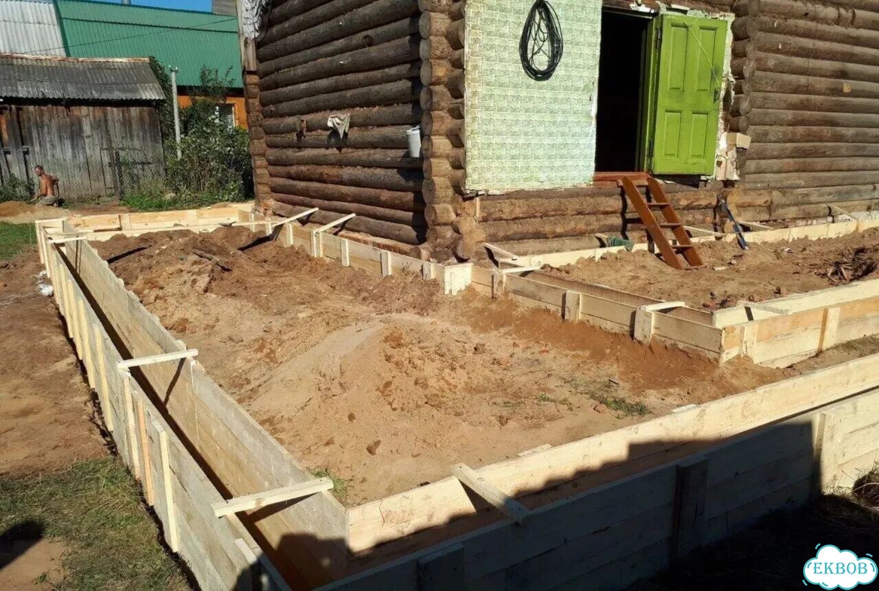 Реконструкция фундамента отмостка замена венцов фото 7