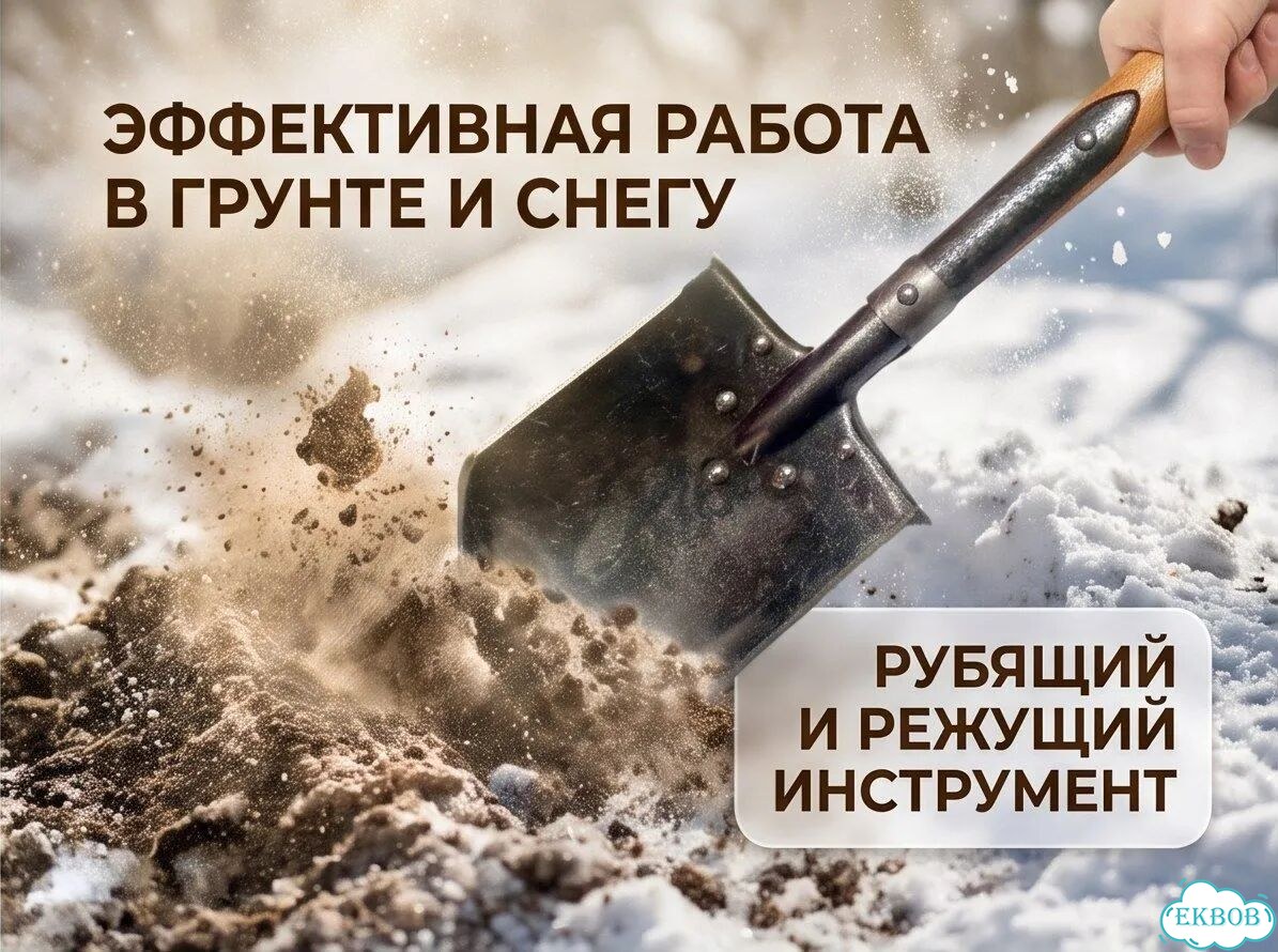 Малая пехотная лопата с чехлом фото 3