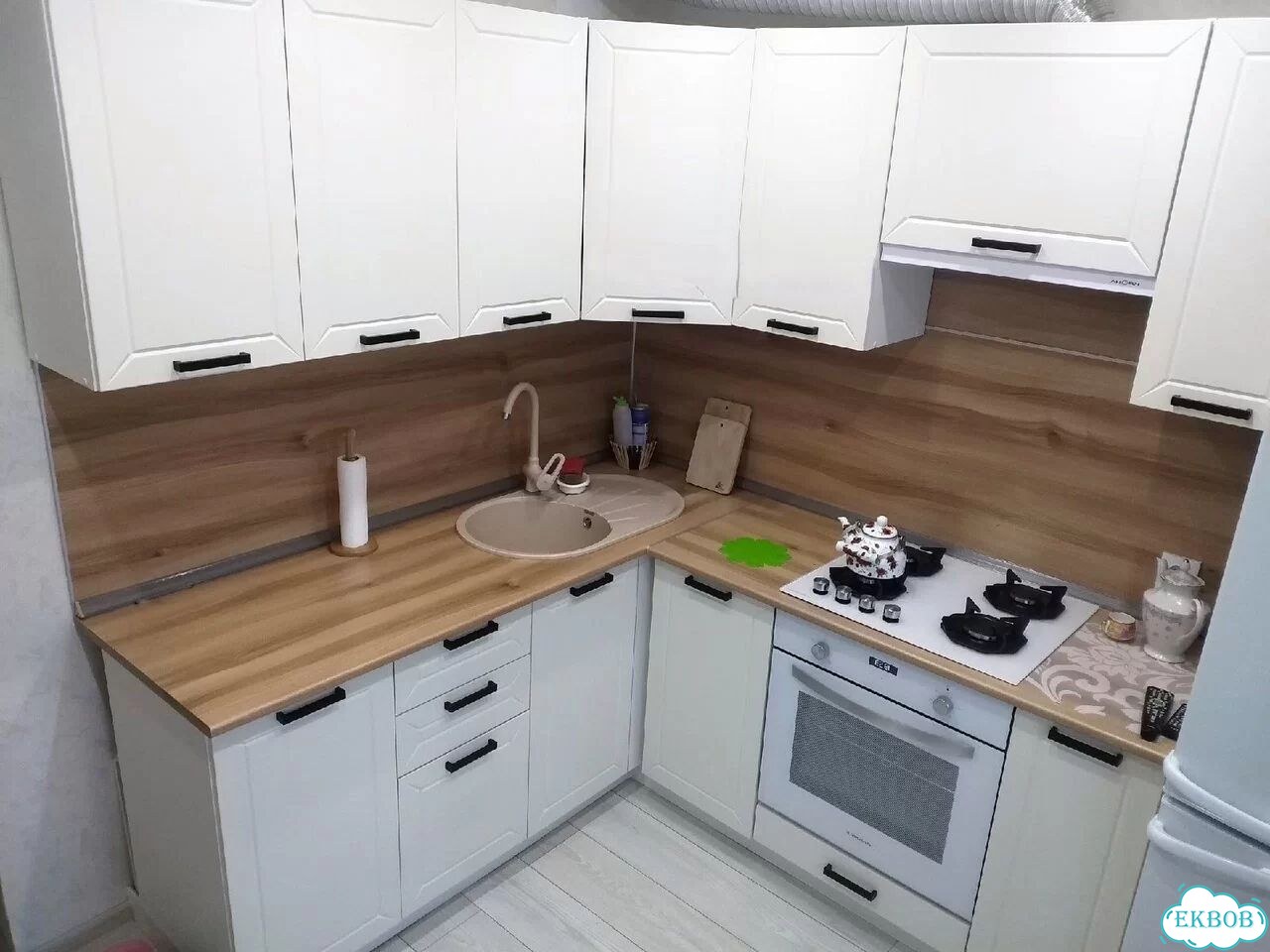 Кухня из модулей мдф универсальный вариант фото 10