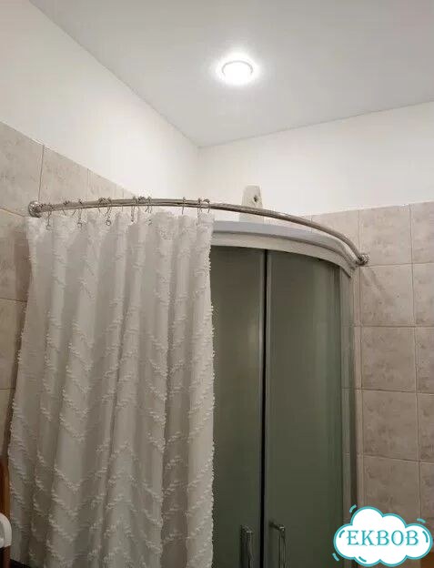 Полукруглый карниз для душа и для поддона фото 4