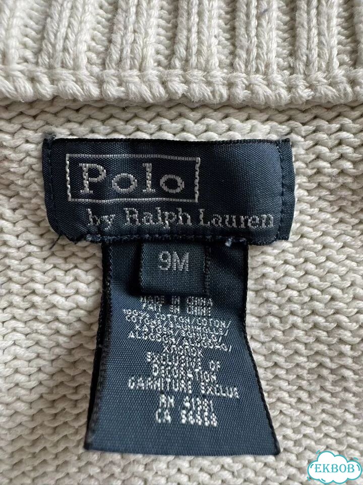 Polo ralph lauren свитер для малыша 9 месяцев фото 3