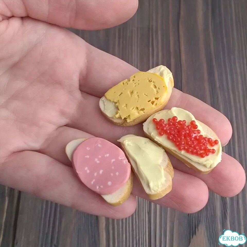 Овощи, фрукты и продукты из полимерной глины фото 3