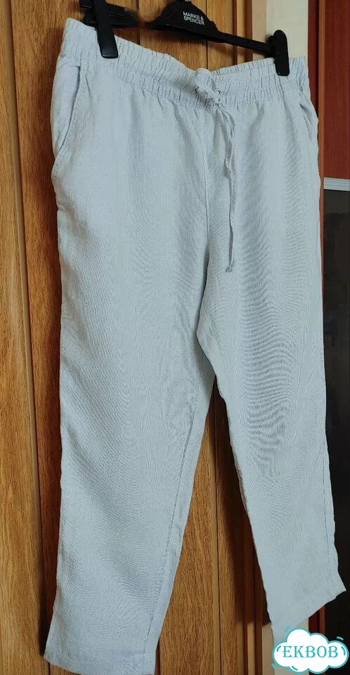 Брюки H&M лён Германия фото 4