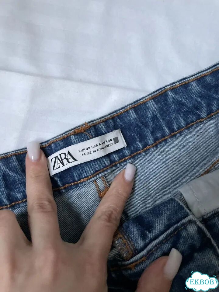 Джинсовые шорты Zara 38, 44 фото 4