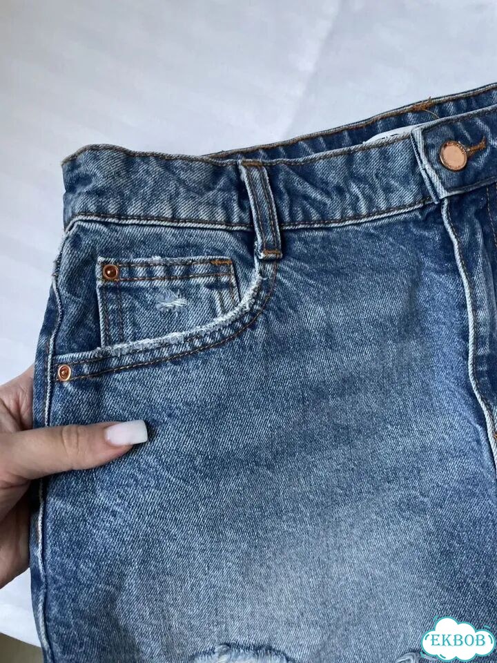 Джинсовые шорты Zara 38, 44 фото 7