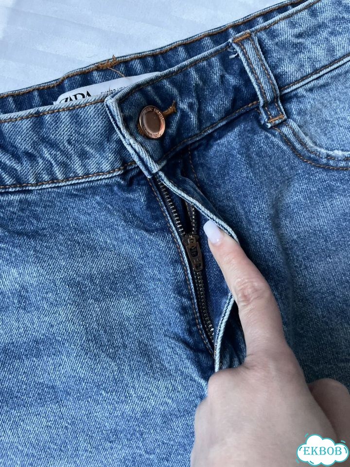 Джинсовые шорты Zara 38, 44 фото 8