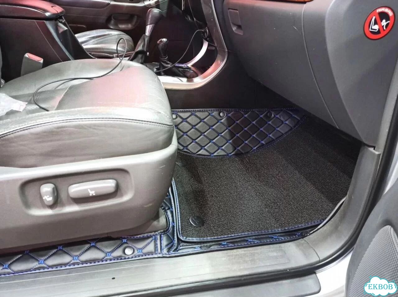 3D коврики из экокожи toyota land cruiser prado фото 3