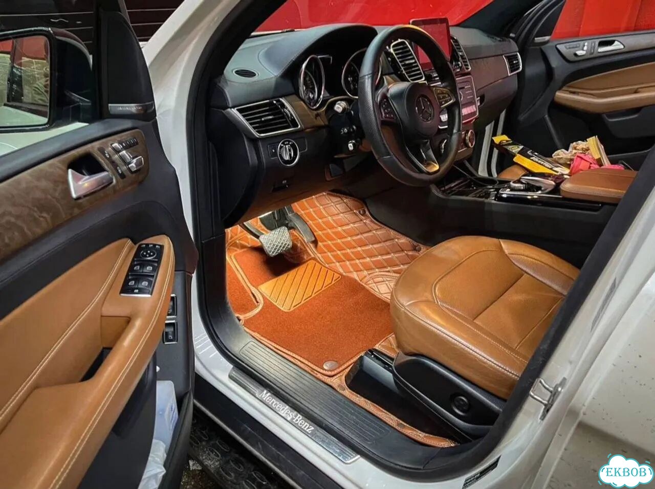 Ковры салона Mercedes-Benz GLS 2018 X166 фото 1